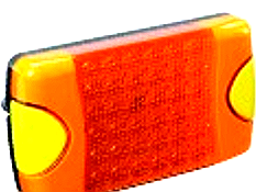 H-HY58A 9-33V DC Hella Duraled Amber Tail Light